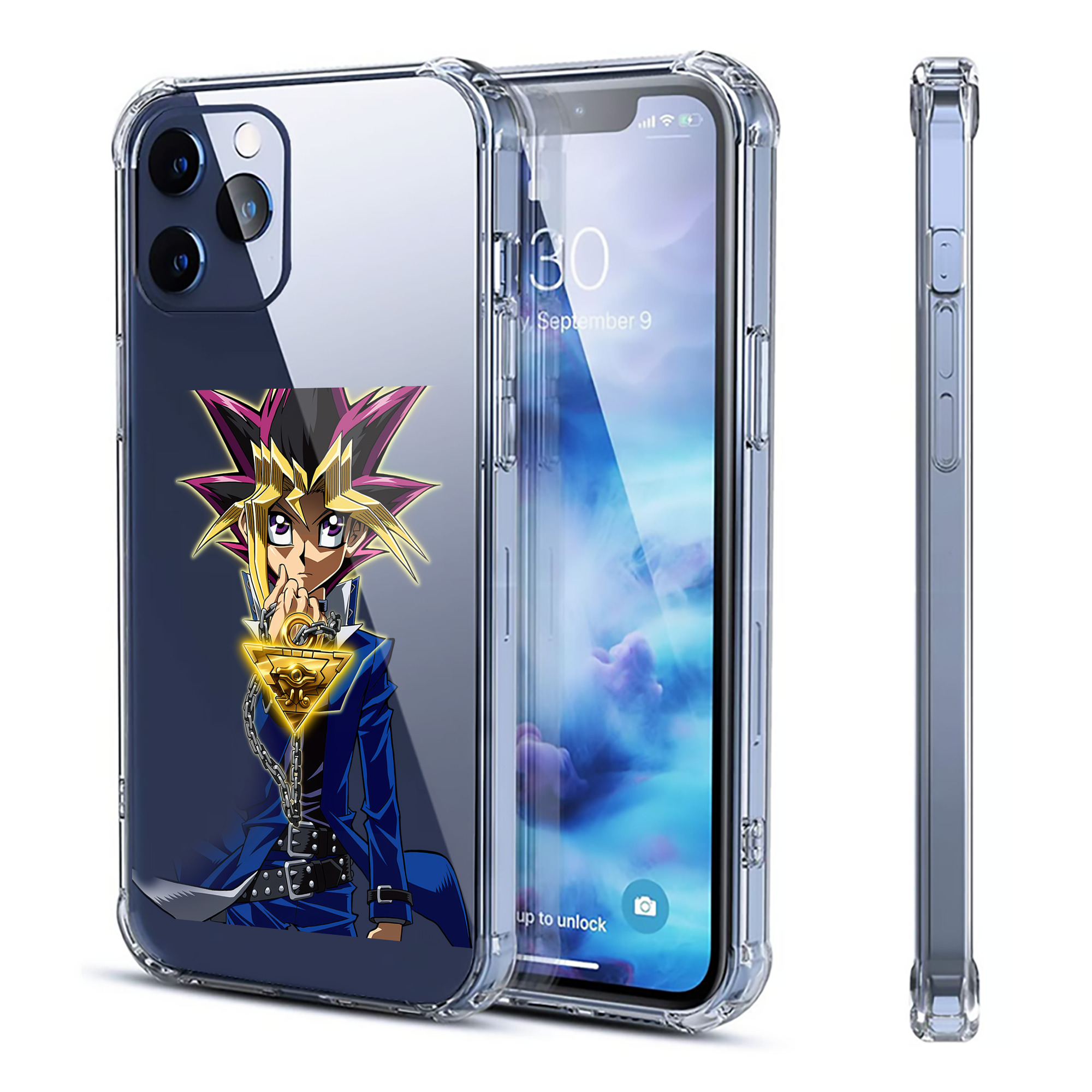 （画像用） 遊☆戯☆王 Yu-Gi-Oh! 【iPhone 12シリーズ対応】透明スマホケース（クリアソフトケース）